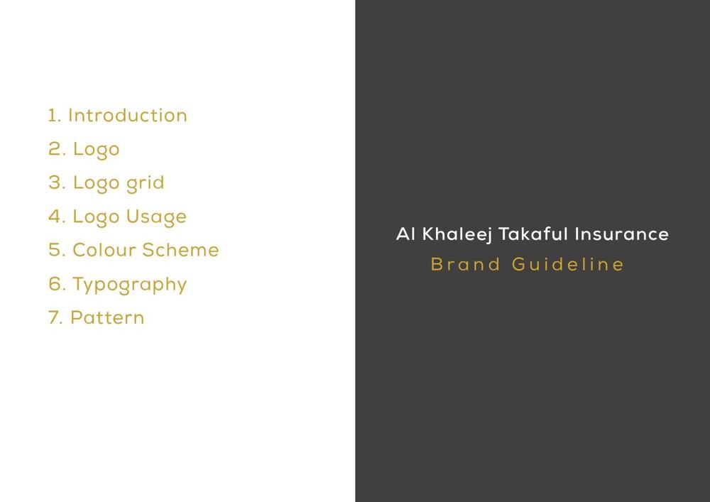 Islamic art, modern grammar. — Al Khaleej Takaful · visual 2