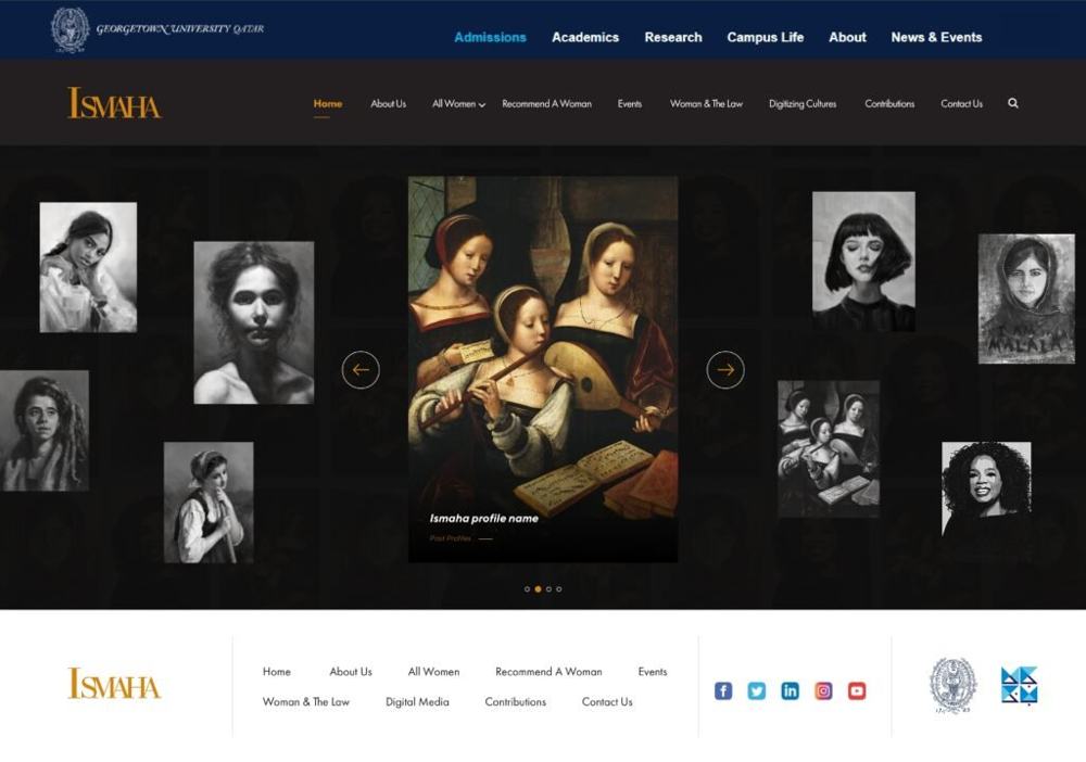 ISMAHA, shipped. — Georgetown University Qatar · visual 2